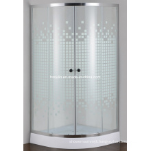 Painted Glass Simple Shower Room (E-01P)